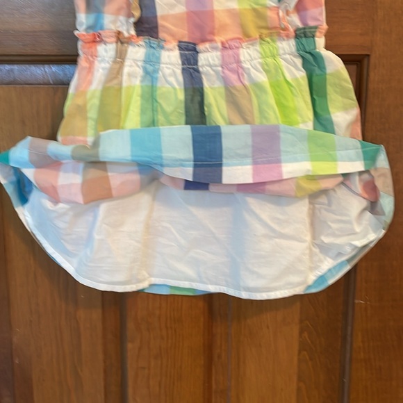 Baby Gap Girls Flutter Sleeve Plaid Dress - Size 2 Years - Picture 6 of 6
